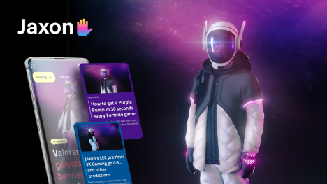 Trend-Markt E-Sport: Axel Springer und Samsung gehen mit neuer App an den Start - Die E-Sport-App rund um den Charakter Jaxon soll Axel Springer und Samsung Zugang zu einem Milliardenmarkt verschaffen - Abb.: Axel Springer SE, Samsung
